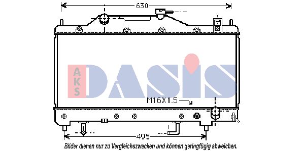 AKS DASIS Radiators, Motora dzesēšanas sistēma 210092N